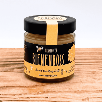 Preview: Sommerblütenhonig im 250 g im Glas